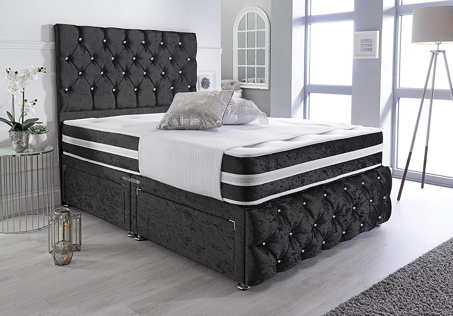 Chesterfield divan ottoman